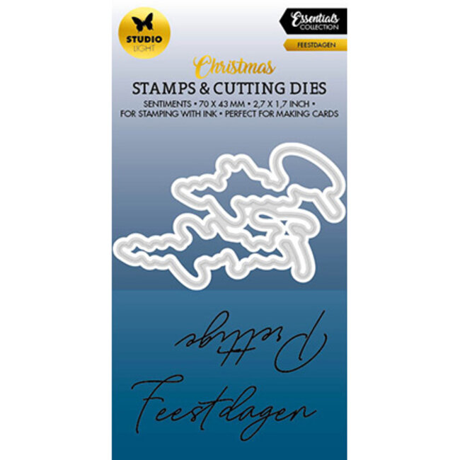 Studio Light SL Stamps & Cutting dies Feestdagen Essentials nr.61