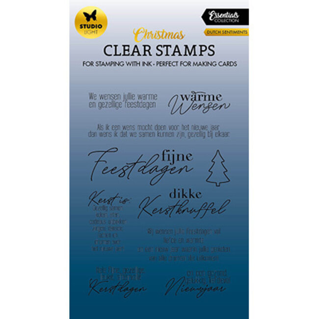 Studio Light SL Clear Stamp Dutch sentiments Essentials nr.477