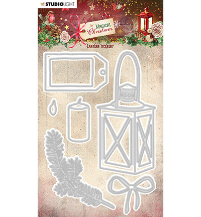 Studio Light SL Cutting Die Lantern scenery Magical Christmas nr.691
