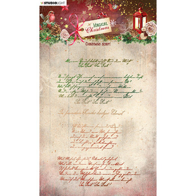 Studio Light SL Clear Stamp Christmas script Magical Christmas nr.501