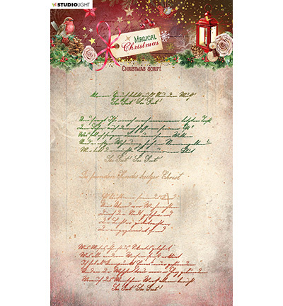SL Clear Stamp Christmas script Magical Christmas nr.501 - Scraphut