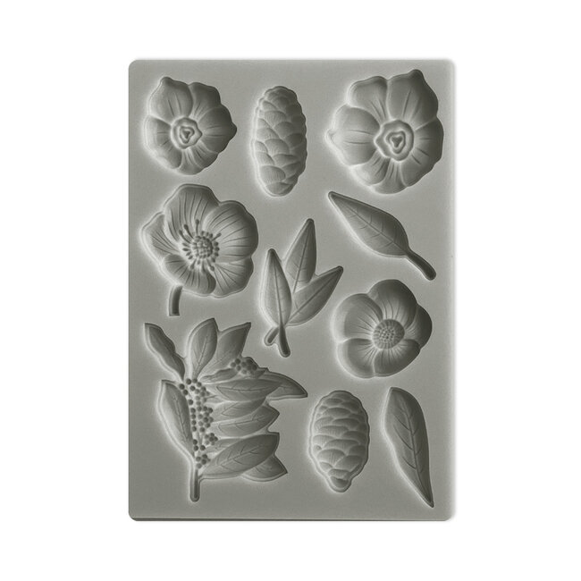 Stamperia Silicon mold A6 - Pinecones