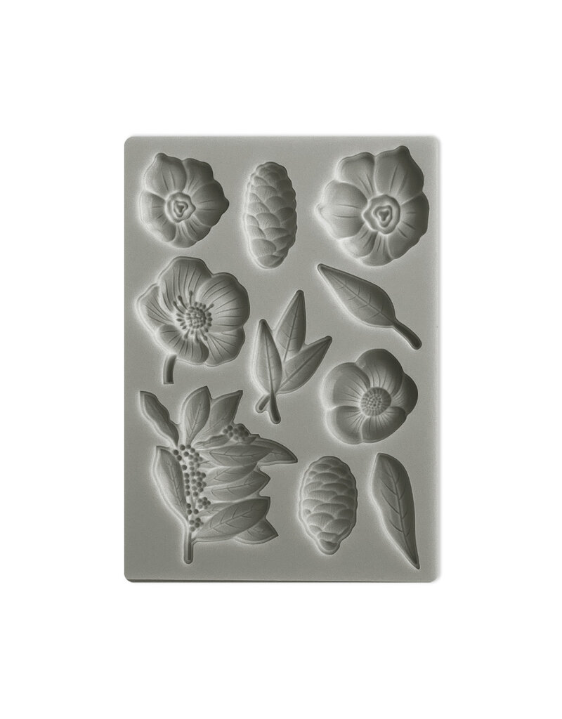 Stamperia Silicon mold A6 - Pinecones