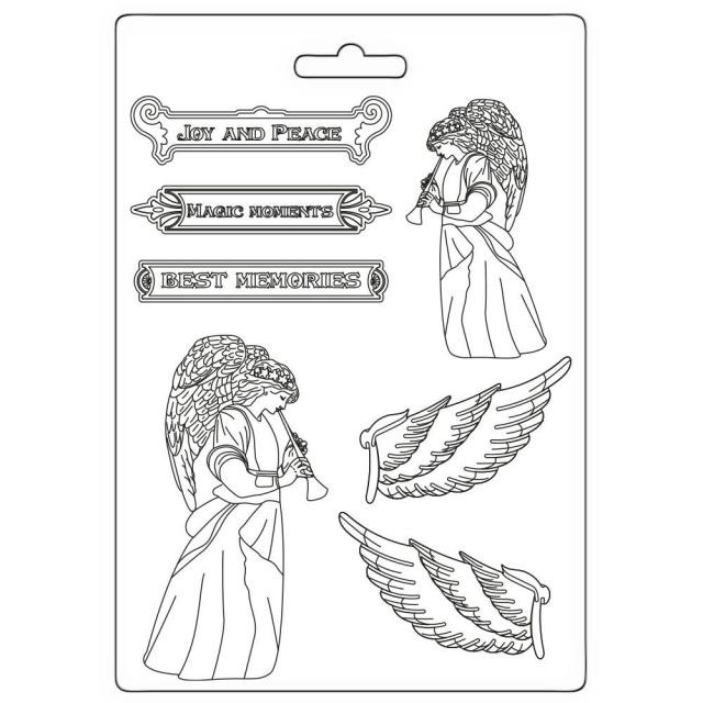 Stamperia Soft Mould A5 - Angel and wings