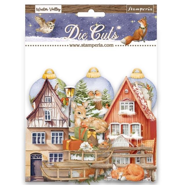 Stamperia Die cuts assorted - Winter Valley
