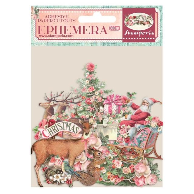 Stamperia Ephemera  - Pink Christmas