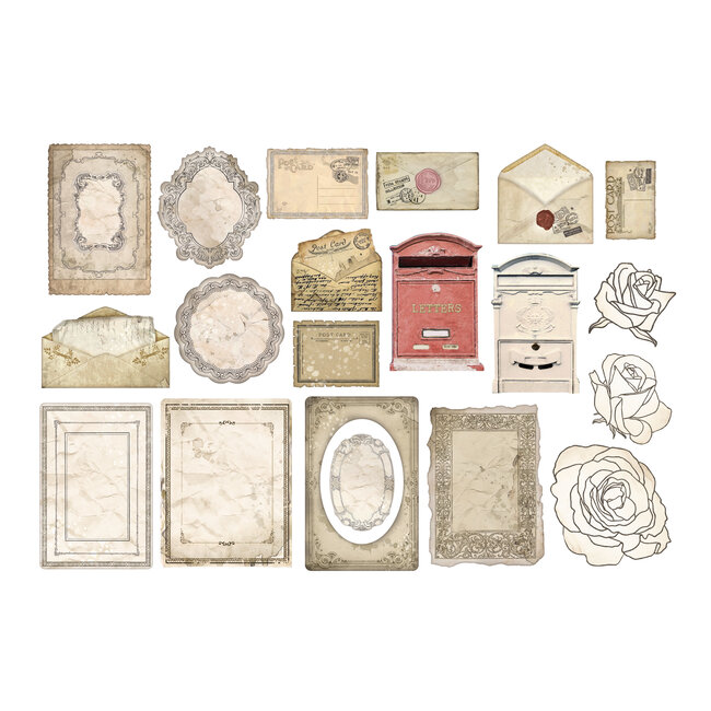 Stamperia  Ephemera  - Create Happiness Christmas letters