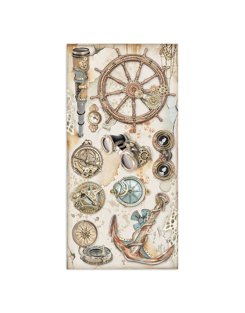 Stamperia Collectables 10 sheets 15x30,5 (6”x12”) - Songs of the Sea