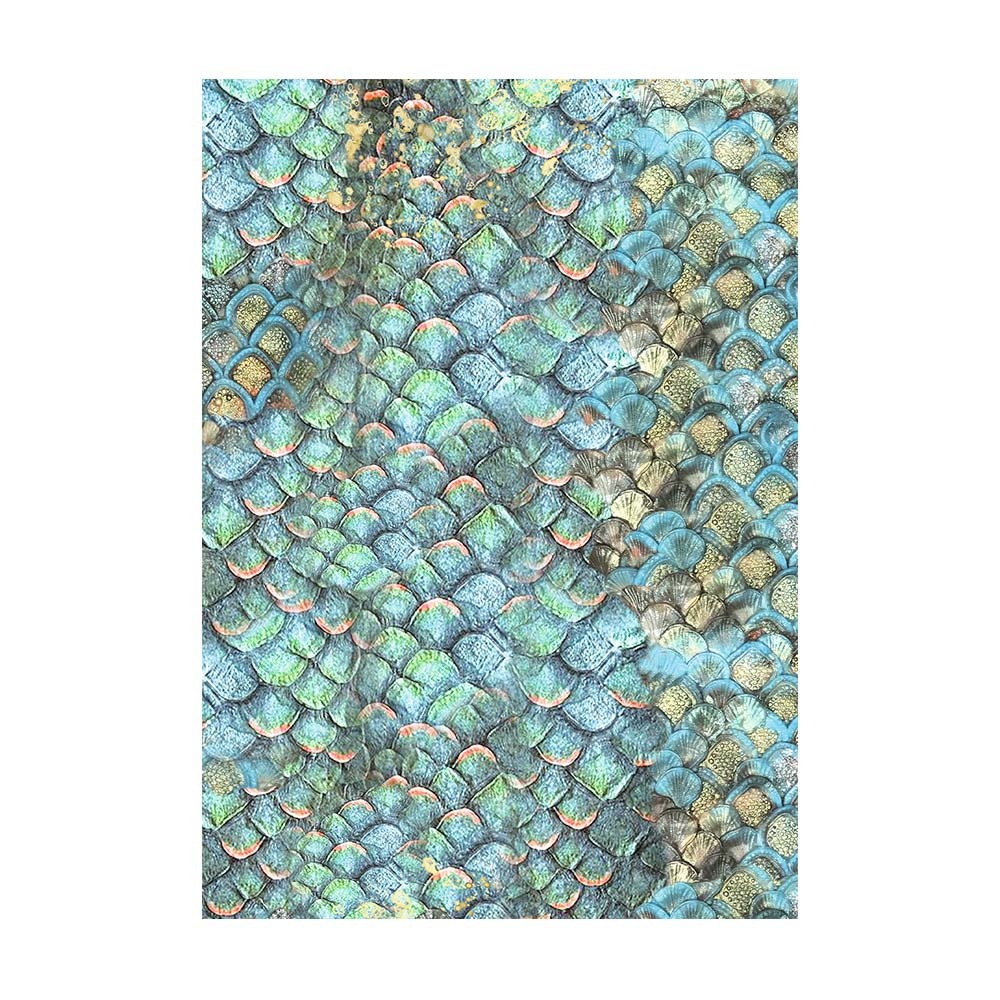 Stamperia Selection 8 Rice paper A6 backgrounds - Songs of the Sea