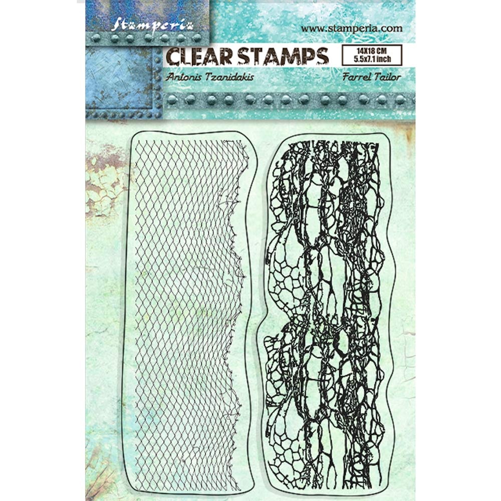 Stamperia Acrylic stamp cm 14x18 - Songs of the Sea double border