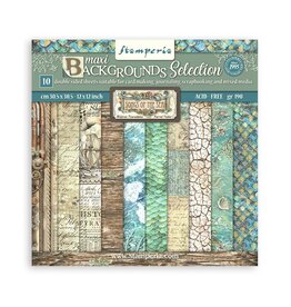 Stamperia Scrapbooking Pad 10 sheets cm 30,5x30,5 (12"x12") Maxi Background selection - Songs of the Sea