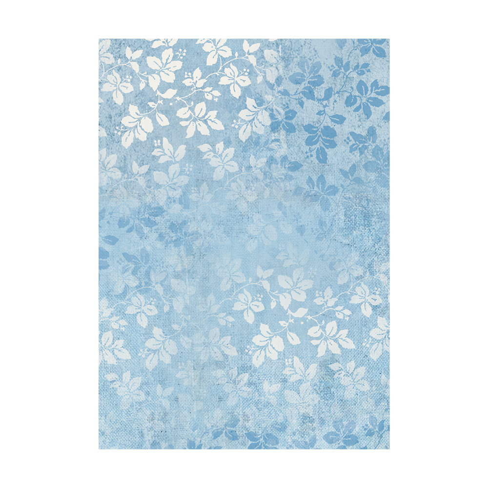 Stamperia Selection 8 Rice paper A6 backgrounds - Blue Land