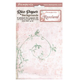 Stamperia Selection 8 Rice paper A6 backgrounds - Roseland