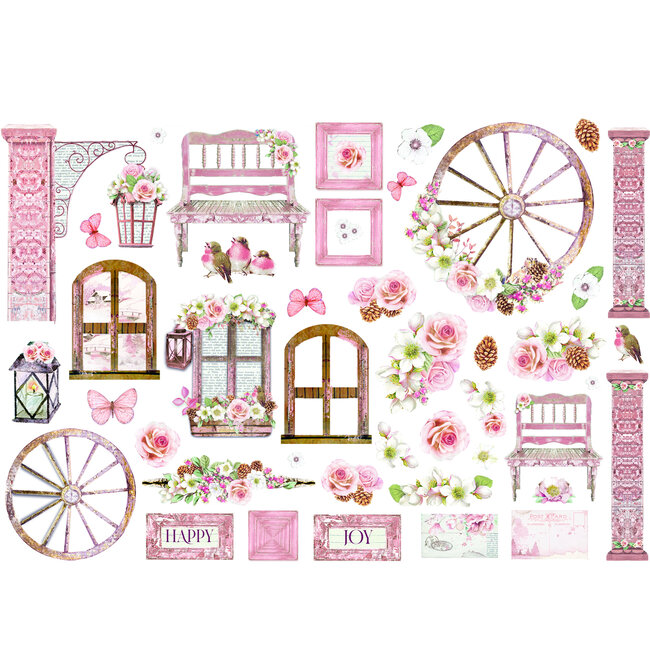 Stamperia Ephemera - Roseland