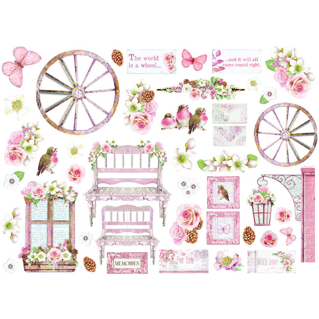 Stamperia Die cuts assorted - Roseland