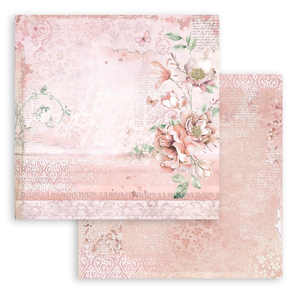 Stamperia Scrapbooking Double face sheet - Roseland flowers