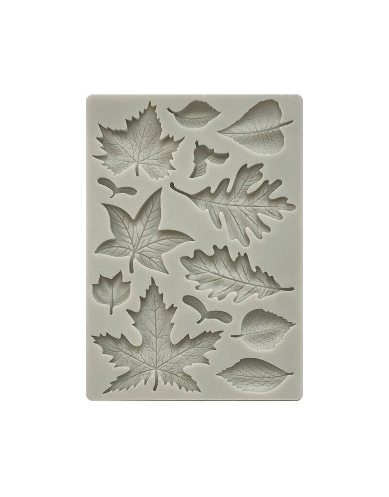 Stamperia Silicon mold A5 - Woodland leaves