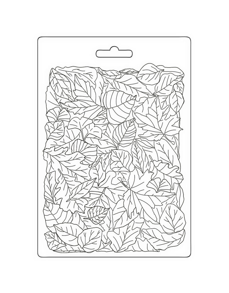 Stamperia Soft Mould A5 - Woodland leaves pattern