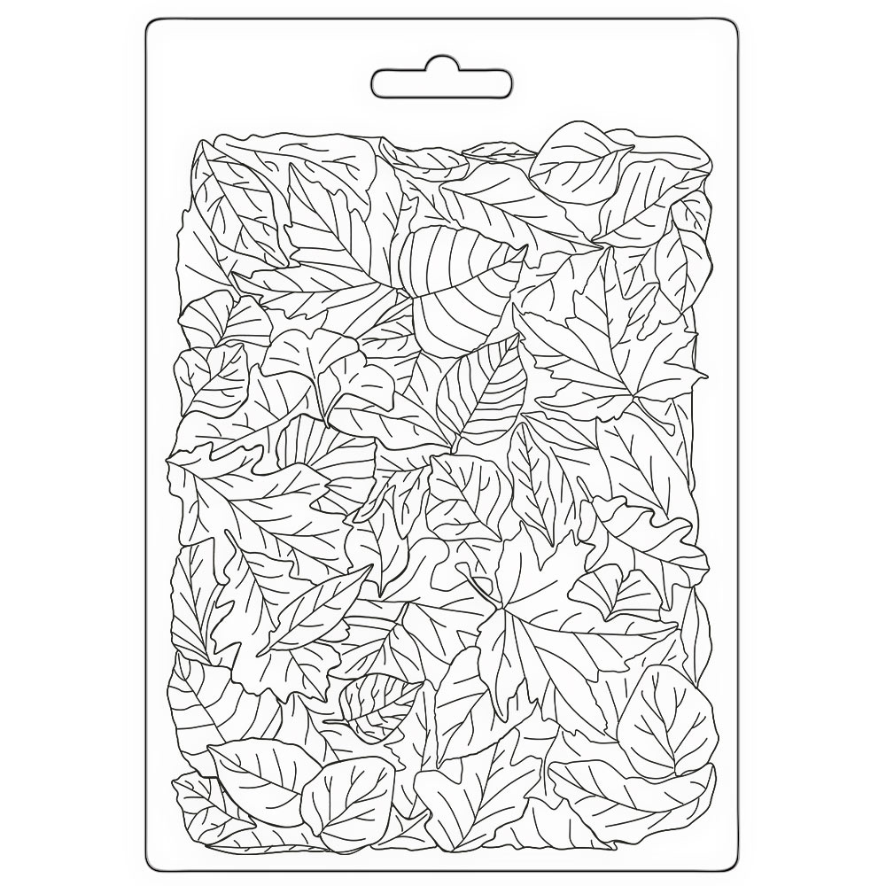 Stamperia Soft Mould A5 - Woodland leaves pattern