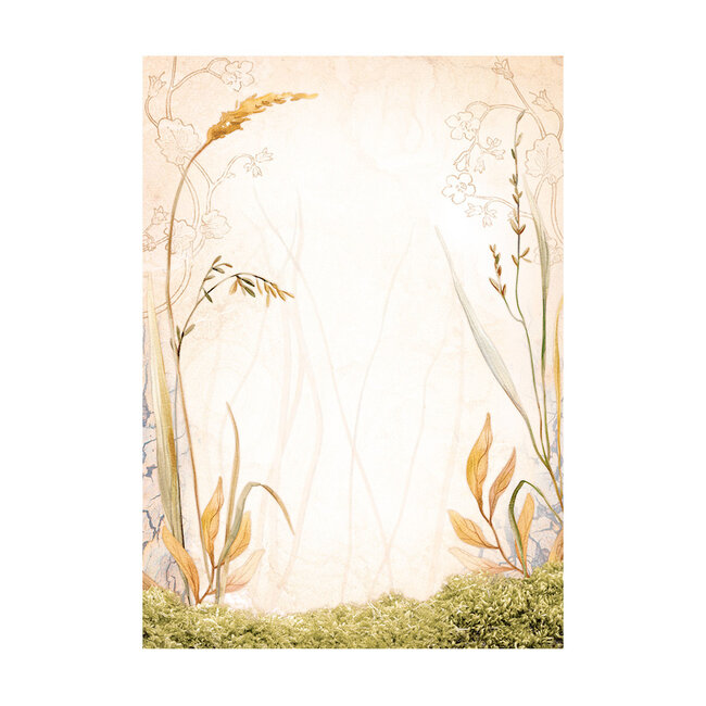 Stamperia Selection 8 Rice paper A6 backgrounds - Woodland