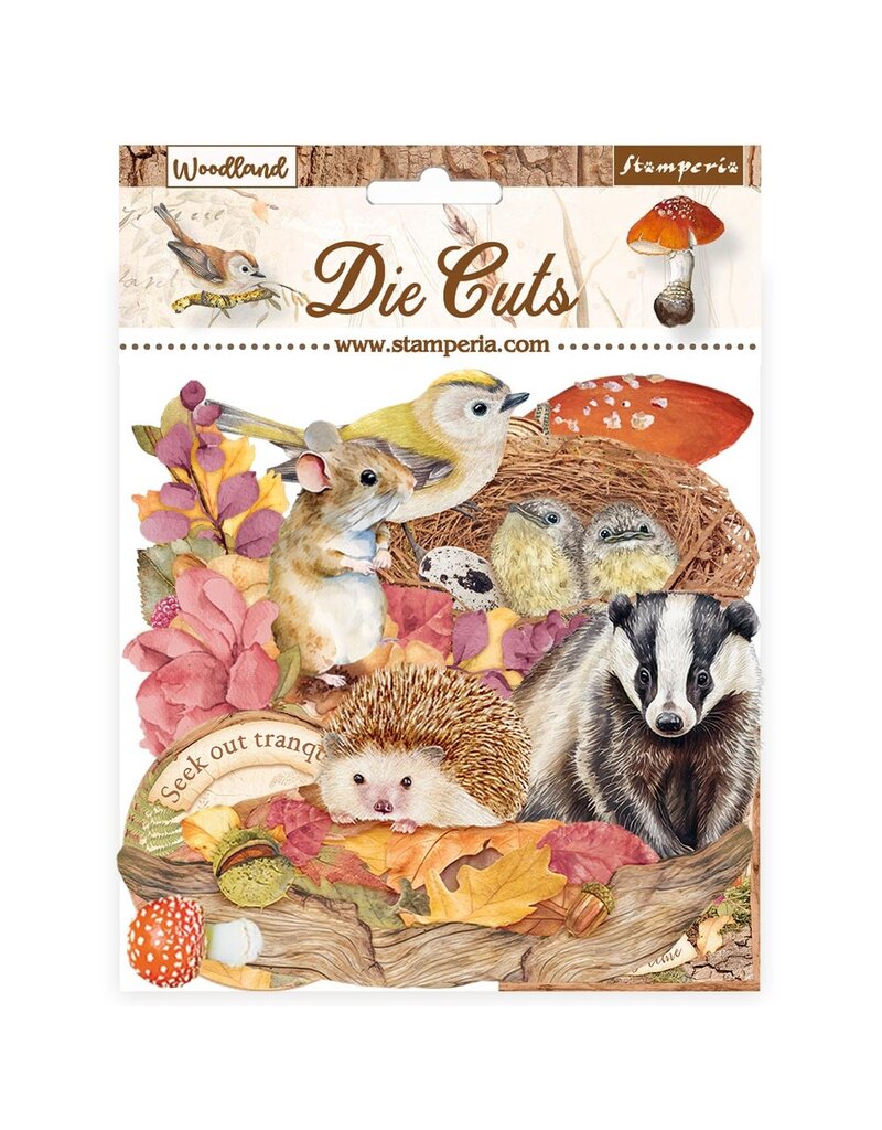 Stamperia Die cuts assorted - Woodland