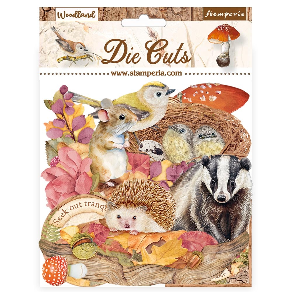 Stamperia Die cuts assorted - Woodland