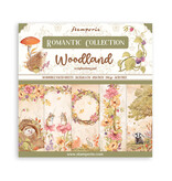 Stamperia Scrapbooking Small Pad 10 sheets cm 20,3X20,3 (8"X8") - Woodland