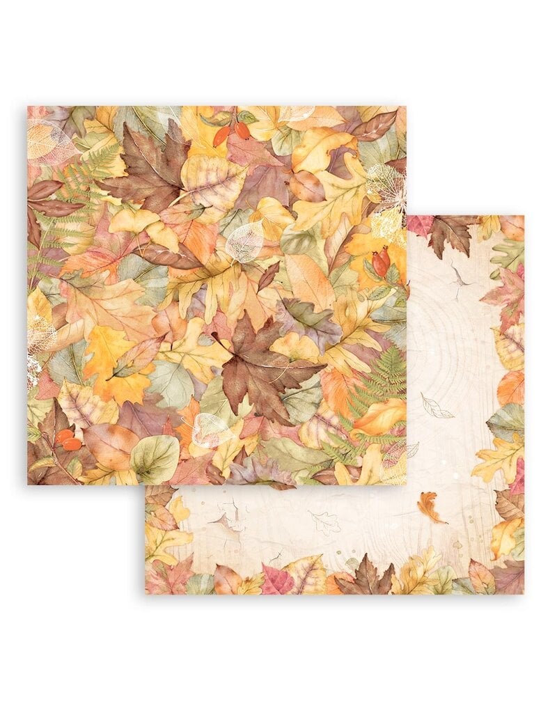 Stamperia Scrapbooking Small Pad 10 sheets cm 20,3X20,3 (8"X8") - Woodland