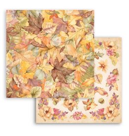 Stamperia Scrapbooking Double face sheet - Woodland leaves