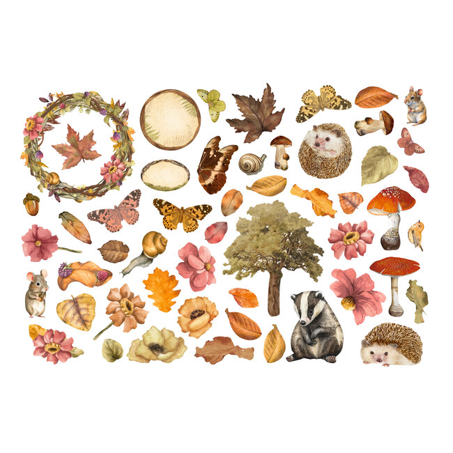 Stamperia Ephemera   - Woodland