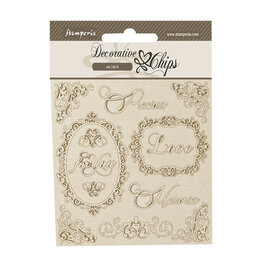 Stamperia Decorative chips cm 14x14 - Precious frames