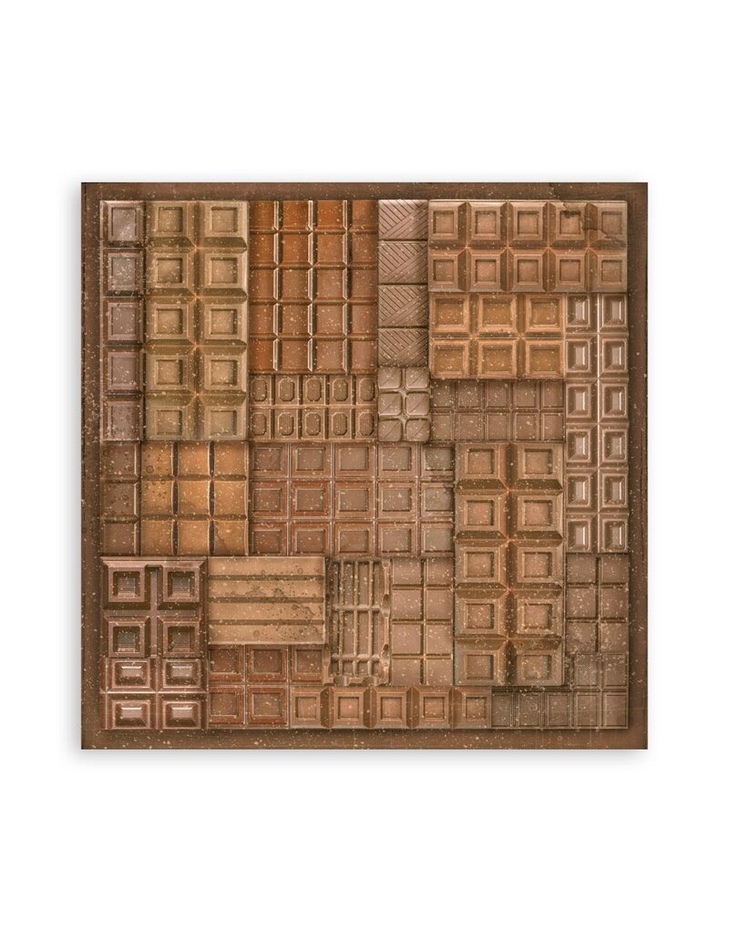 Stamperia Scrapbooking Pad 22 sheets cm 30,5x30,5 (12"x12") Single face - Coffee and Chocolate