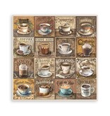 Stamperia Scrapbooking Pad 22 sheets cm 20,3X20,3 (8"X8") Single Face   Coffee and Chocolate