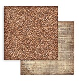 Stamperia Scrapbooking Small Pad 10 sheets cm 20,3X20,3 (8"X8") - Coffee and Chocolate