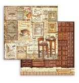 Stamperia Scrapbooking Pad 10 sheets cm 30,5x30,5 (12"x12") - Coffee and Chocolate