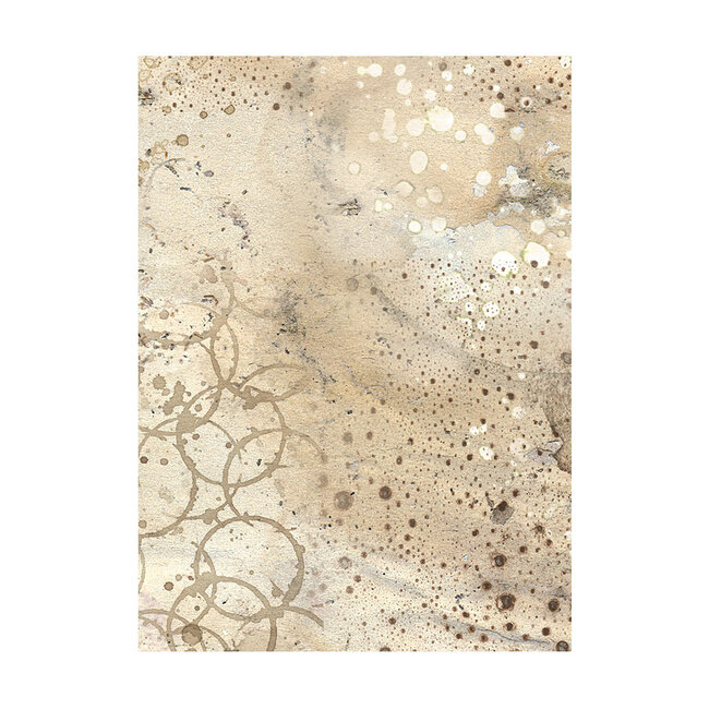 Stamperia Selection 8 Rice paper A6 backgrounds - Coffee and Chocolate