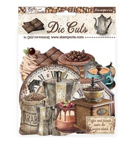 Stamperia Die cuts assorted - Coffee and Chocolate