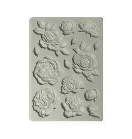 Stamperia Silicon mold A5 - Precious peony