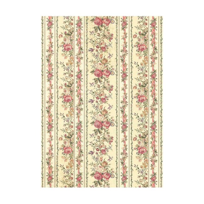 Stamperia Selection 8 Rice paper A6 backgrounds - Precious