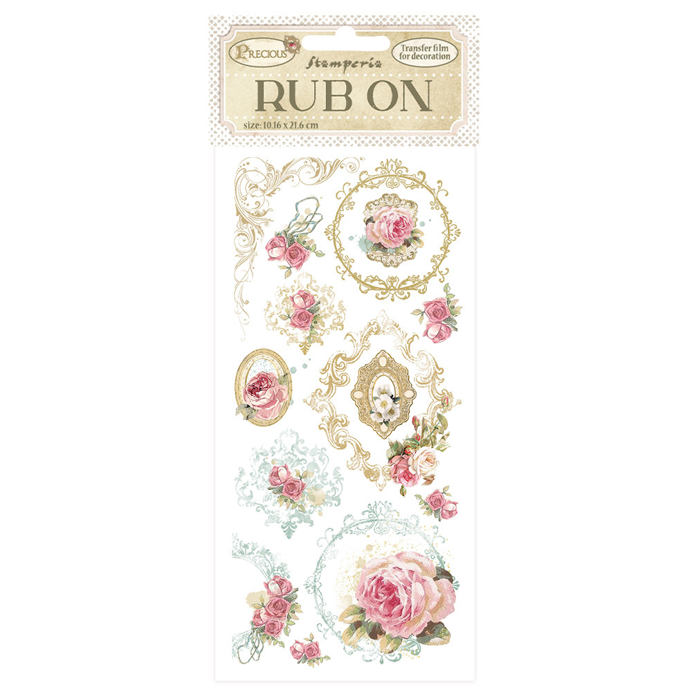 Stamperia Rub-on cm 10,16x21,6 - Precious frames