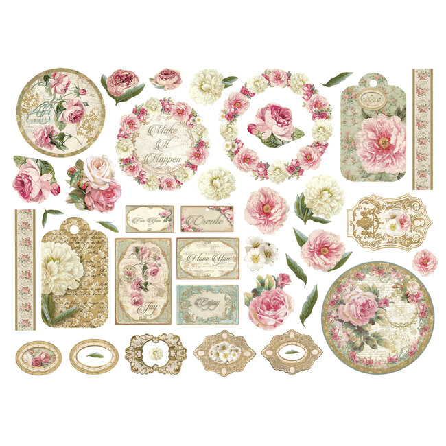 Stamperia Die cuts assorted - Precious