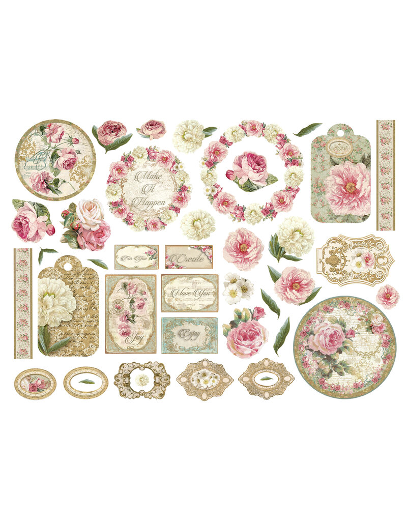 Stamperia Die cuts assorted - Precious