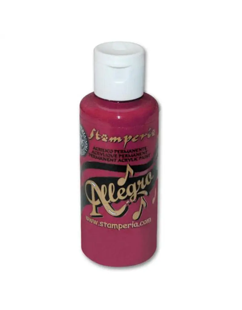 Stamperia Allegro paint 59 ml.raspberry