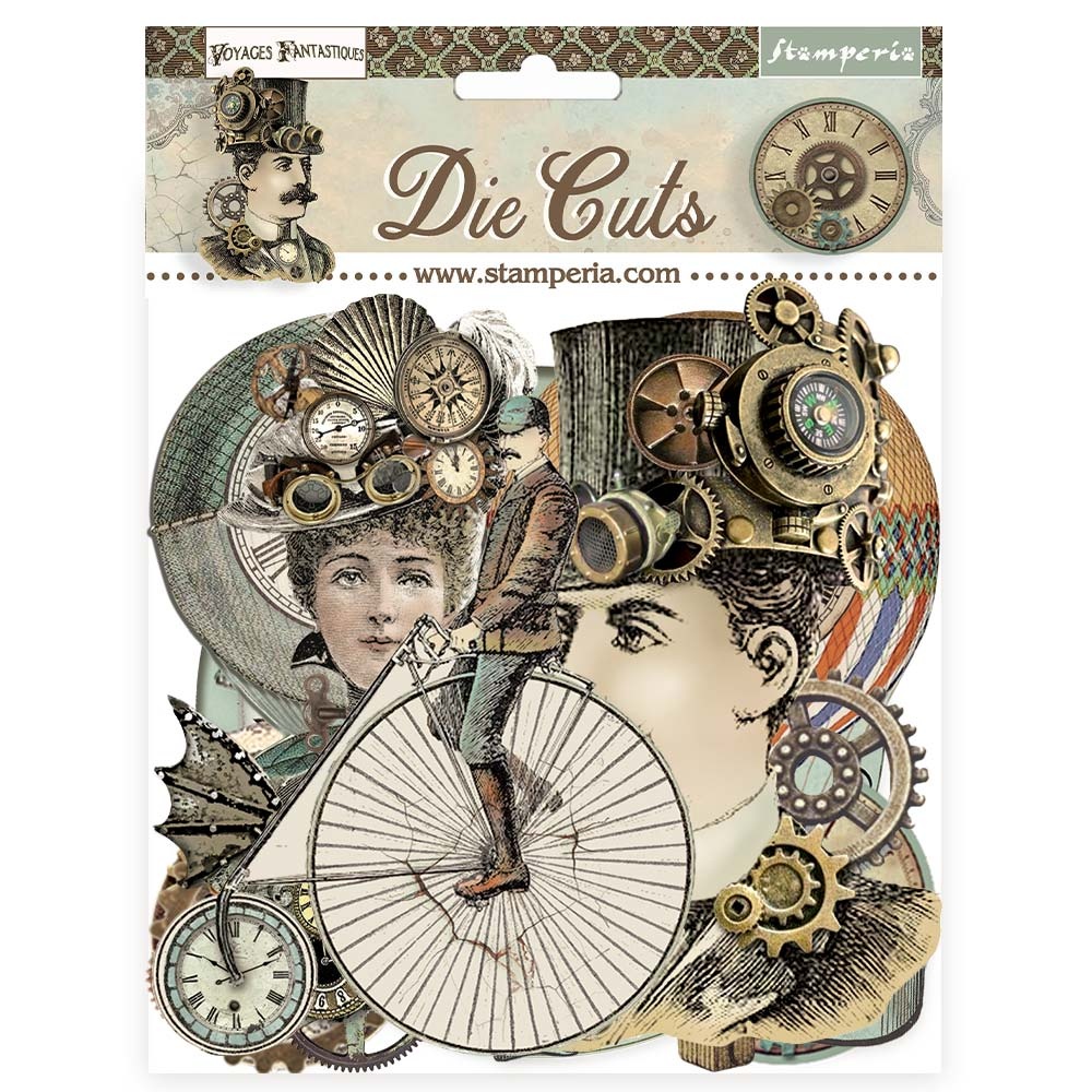 Stamperia Die cuts assorted - Voyages Fantastiques