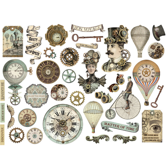 Stamperia Die cuts assorted - Voyages Fantastiques