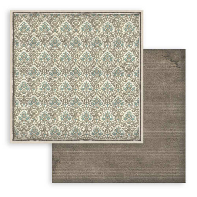 Stamperia Scrapbooking Pad 10 sheets cm 30,5x30,5 (12"x12") Maxi Background selection -  Voyages Fantastiques