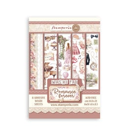 Stamperia Washi Album 8 sheets A5 - Romance Forever