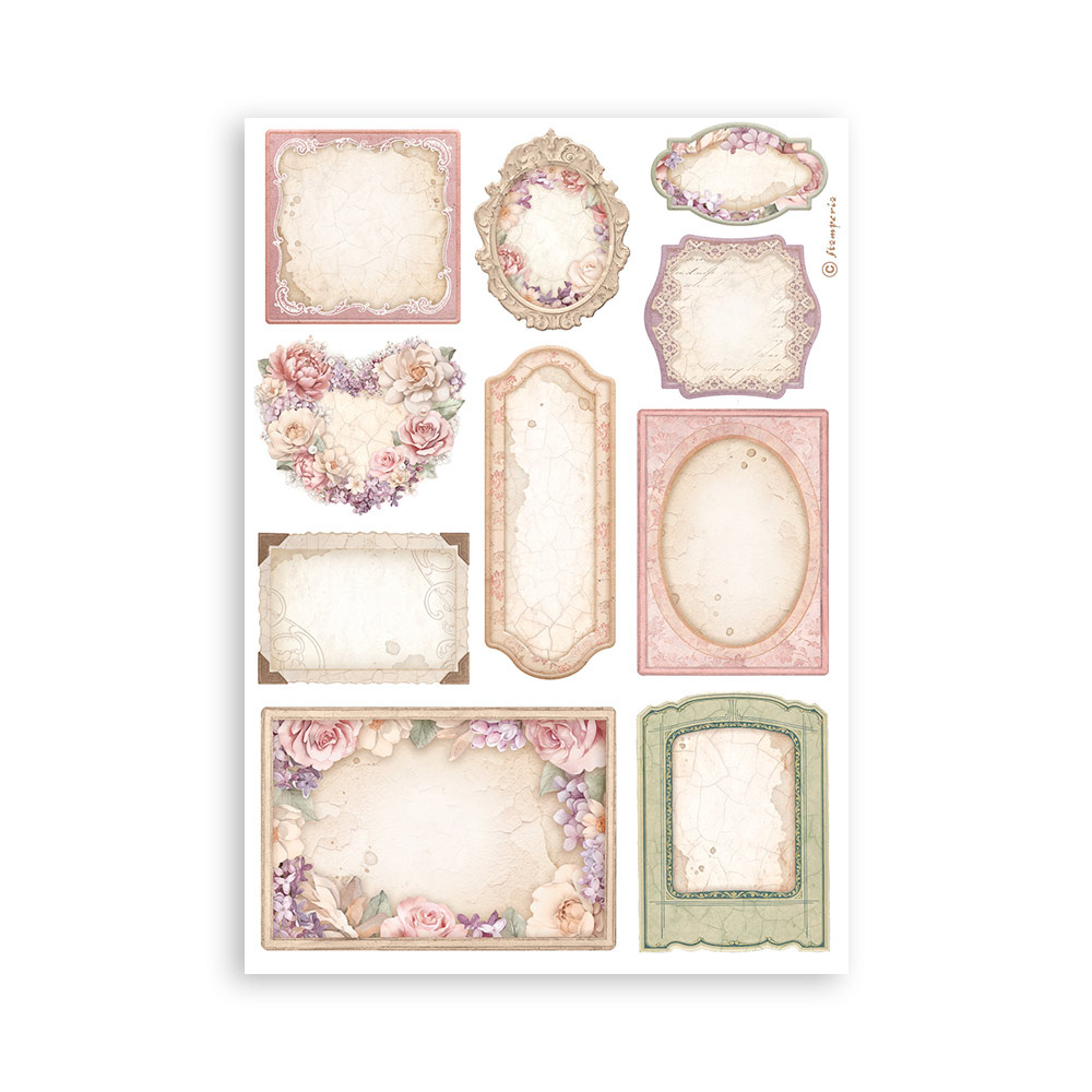 Stamperia Washi Album 8 sheets A5 - Romance Forever