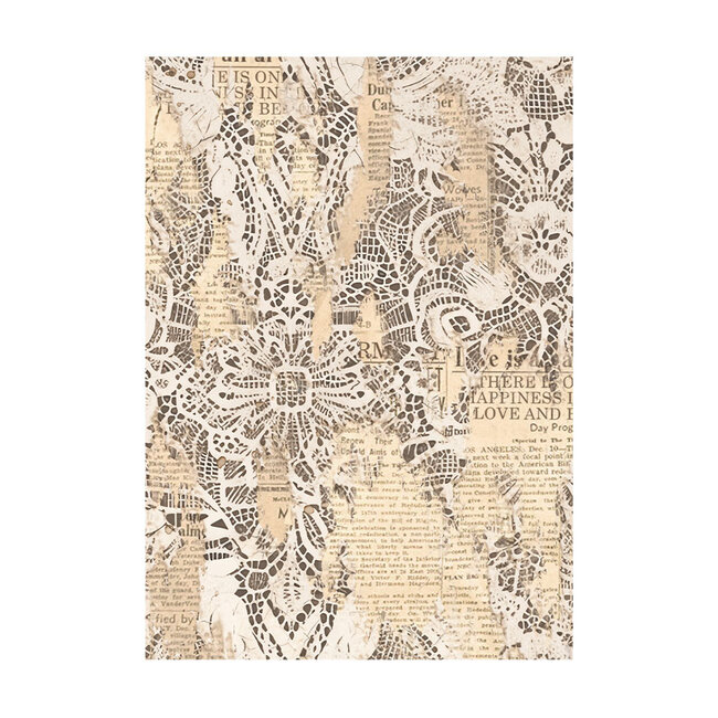 Stamperia Selection 8 Rice paper A6 backgrounds - Romance Forever