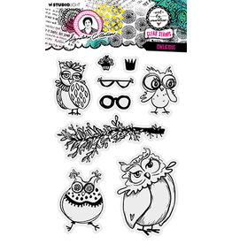 Studio Light ABM Clear Stamp Owlicious Signature Collection nr.637